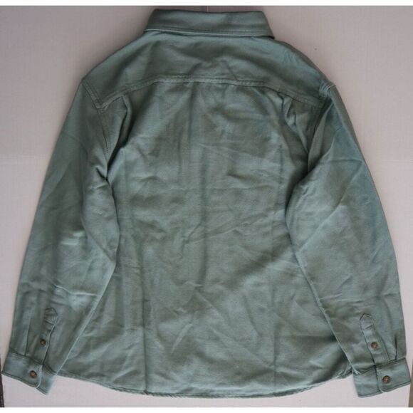 Old Navy 811217-06 Men's Sz XL Green L/S Clayton Twill Pocket Shirt Shacket - Picture 8 of 8